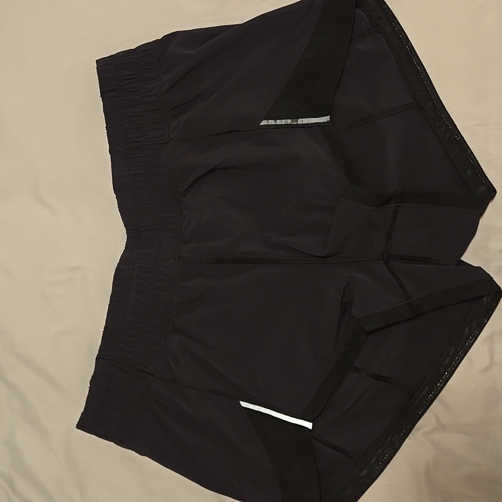 lululemon athletica Black Athletic Running Shorts